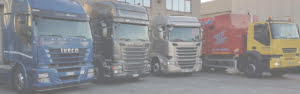 Piazzale antistante all'officina 3B Trucks
