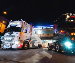Officina autorizzata Scania Savona. Camion della 3B Trucks